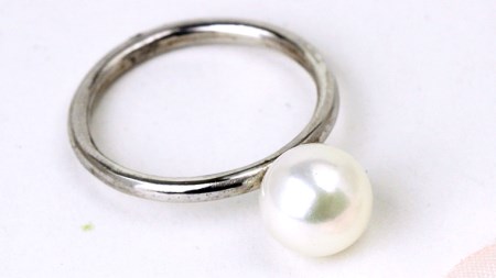 Sv925製8㎜和珠 真珠 リング 純銀 シルバー 指輪 パール ギフト 記念 贈り物 贈答用 アクセサリー ジュエリー ジュエリーマーノ 桜川市 [AH057sa]