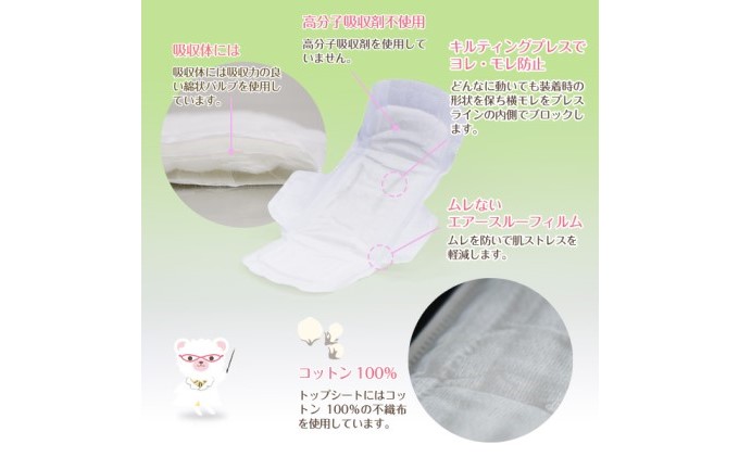 【年4回定期便】ナチュラムーン生理用品　昼用羽付き16個入×24個（1ケース） 女性 レディース ナプキン 医薬部外品 防災 防災グッズ 