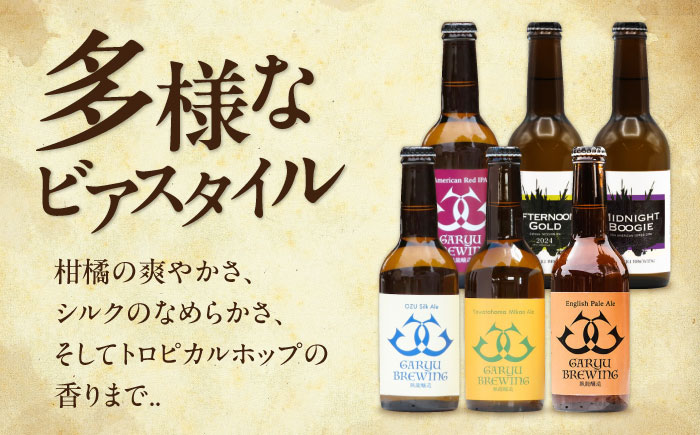 クラフトビール 飲み比べ6種セット 計6本　愛媛県大洲市/株式会社　アライ [AGAY065]