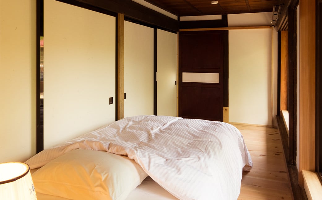 亀ヶ森醸造所の宿　友月庵宿泊券 大人2名様小学生1名様 【1935】