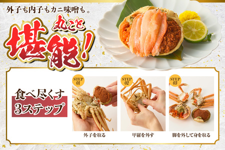【先行予約】【訳あり】 兵庫県香住産 茹で セコガニ 1kg 冷凍 【令和8年11月中旬以降発送予定】 カニ 33-40