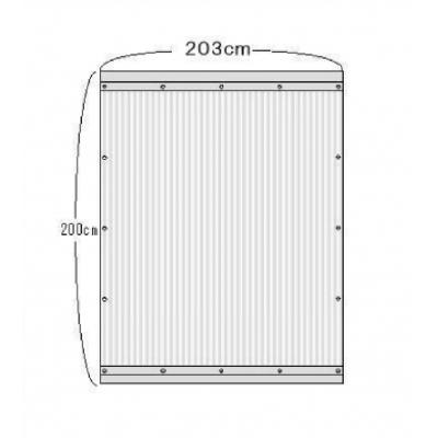 ふるさと納税 各務原市 日よけ遮光率97% アルミすだれ 上下棒通しタイプ C5 巾203cm×丈2m【1205】 |  | 03