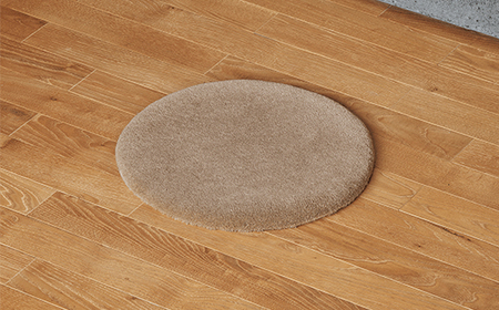 【山形緞通】Crafton Cushion - No.4 (Circle) [絨毯 じゅうたん ラグ カーペット oc-cccxx-no4]