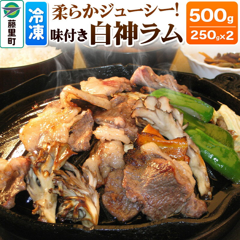 【ふるさと納税】羊肉 味付き白神ラム 計500g 250g×2 冷凍