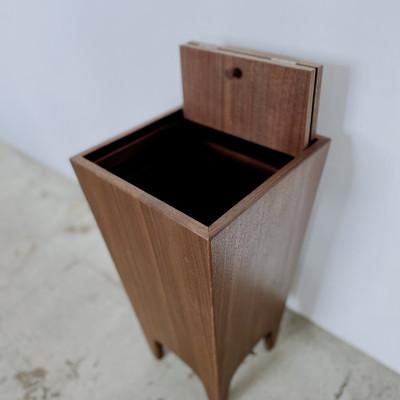 ふるさと納税 小野市 ダストボックス   ウォールナット　Lサイズ |  | 01