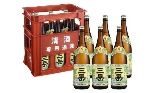 ＜年に4回お届け！定期便＞三岳1.8L 6本セット（プラスチックケース）