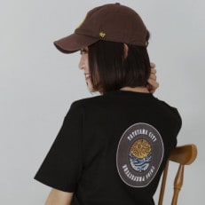 バックプリント 館山市 マンホールTシャツ 黒 XLサイズ