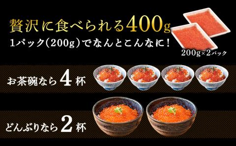 しぶやのいくら醤油漬（ますいくら）400g（200g×2） AK047