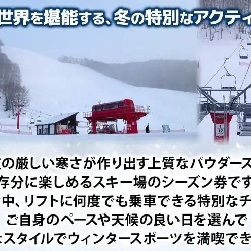 ほろたちスキー場 シーズン券 スキー場 リフト券 シーズン券 パウダースノー 雪山 ウィンタースポーツ アクティビティ ゲレンデ レジャー チケット 体験 旅行 観光 アウトドア 送料無料 北海道 幌