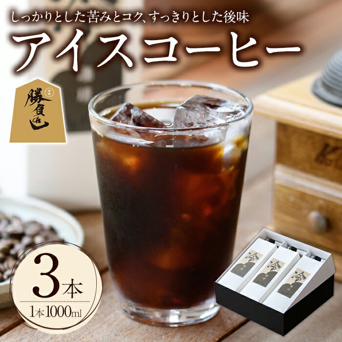 【ふるさと納税】＜先行予約受付中！6月上旬より順次発送予定＞アイスコーヒーリキッド ギフト箱入り(計3L・1L×3本)珈琲 飲み物 飲料 紙パック【104000600】【樹豆珈琲】