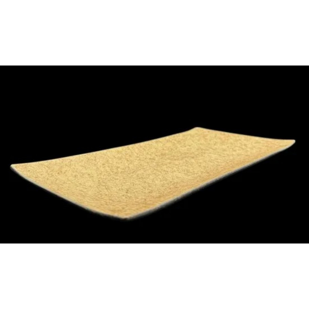 波レクタングルプレート  乱糸（マット仕上げ）漆白［NF104］