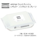 【ふるさと納税】 ウェットティッシュ ウェット ティッシュ ノンアルコール eminas エミナス 60枚 40個入 プレーン 除菌 レギュラー 手拭き 日用品 雑貨 防災 備蓄品 【四国中央市 紙のまち 日本一】