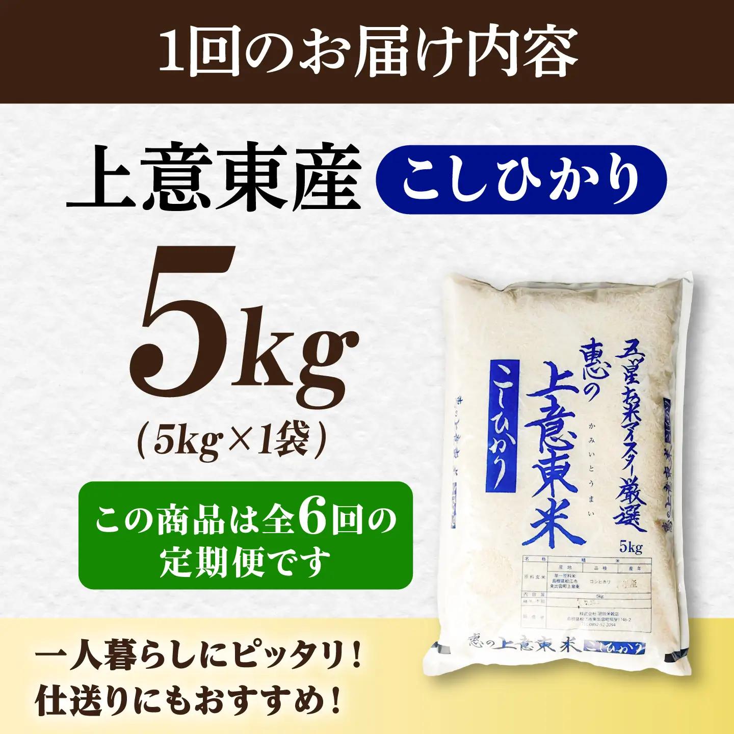 新米 【6回定期便】こしひかり 5kg｜新米 [ALBU020]