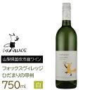 【ふるさと納税】ひだまりの甲州　白　中辛口　750ml ふるさと納税 ワイン 笛吹市 山梨ワイン 酒 アルコール 山梨県 記念品 お祝い 送料無料 165-013