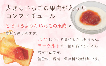 【いちごジャム】コンフィチュール ジャム （100g 3個） 越後姫 | ジャム 新潟県 出雲崎町