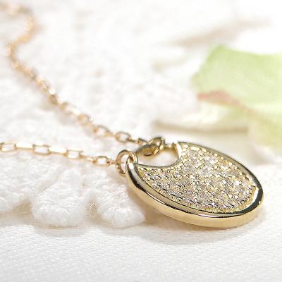 ふるさと納税 甲府市 K18YG ダイヤモンド サークルネックレス(Fph008) |  | 01