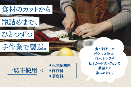 やまあいピクルス 定番4本＋季節1本(おまかせ)｜ピクルス ピクルス ピクルス 野菜 果物 健康 詰め合わせ セット YP-1