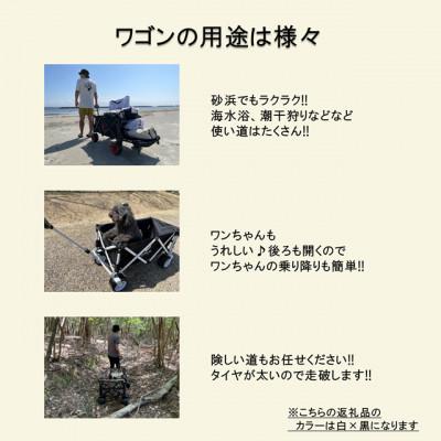 ふるさと納税 木曽岬町 アウトドアワゴン ピクニCAR WHITE×BLACK |  | 03