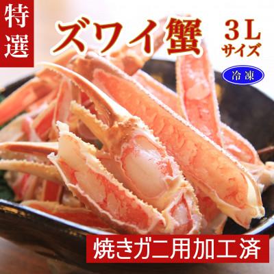 ふるさと納税 京丹後市 【特選】ズワイガニ(カニ鍋・焼きガニ用加工済)(出汁・昆布付き)
