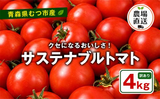むつ市産　寅福菜園の「サステナブルトマト」訳あり4kg