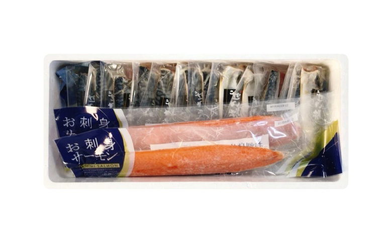 ＜12月14日決済分まで年内配送＞お刺身トラウトサーモン1kg、塩さばフィレ1枚×15P B-09054