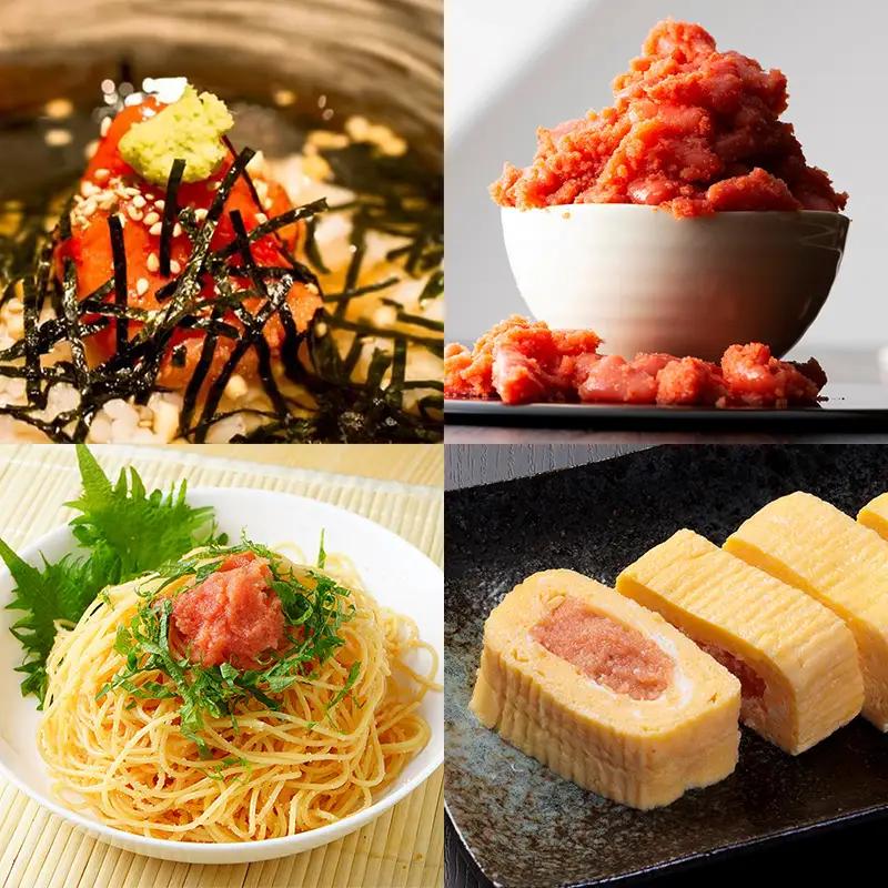 訳あり！有色辛子明太子（バラ子）1kg＋無着色辛子明太子（切子）500ｇ　1.5kgセット　【明太子 明太 めんたいこ 辛子明太子 訳あり バラコ バラ子 有色 1kg １キロ 無着色 明太子 500