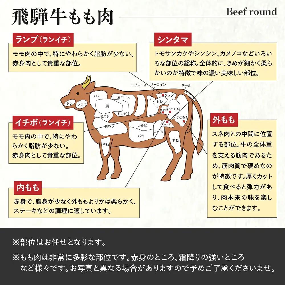 白川郷 飛騨牛 赤身 焼肉 用 500g 高山米穀 焼肉 [S552]