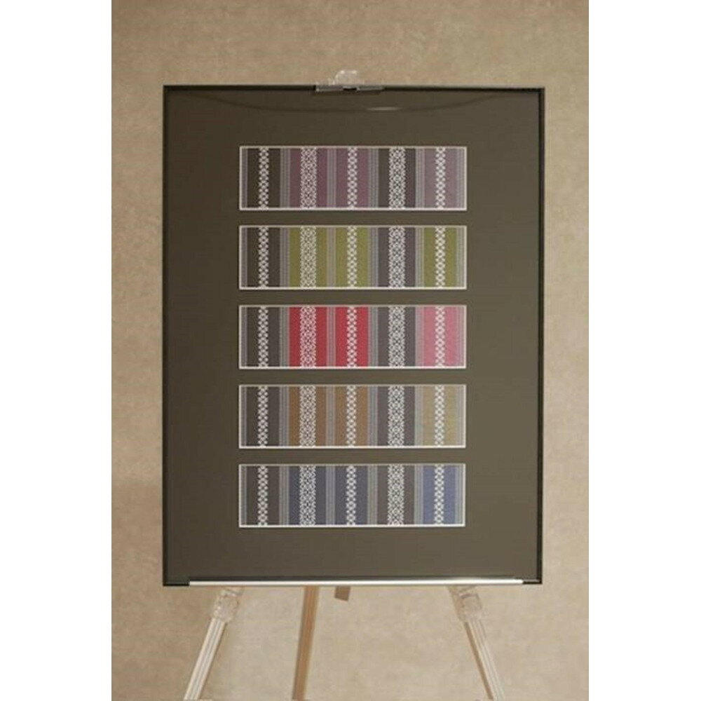 【ふるさと納税】博多織　額装（五色献上）