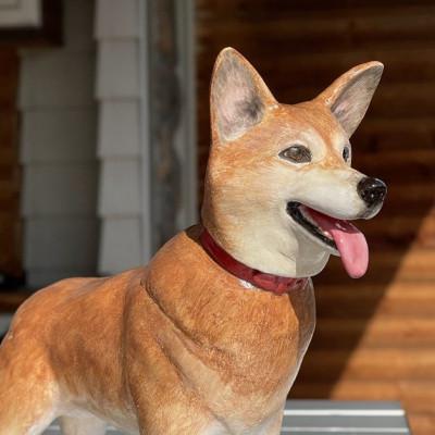 ふるさと納税 郡山市 東日本大震災からの動物愛護活動 犬と猫と人と共生を願う絆のアイノカタチ　ワンコモニュメント |  | 01