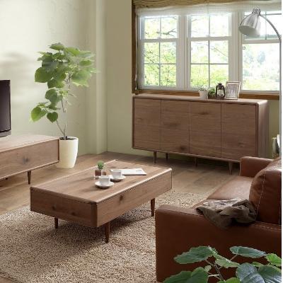 ふるさと納税 大川市 ミューク サイドボード 160 ウォールナット |  | 03