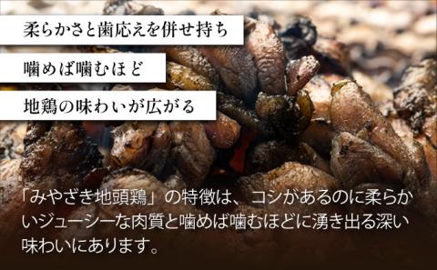 U-A2 《認定農家直送！》のびのびと育てたみやざき地頭鶏の炭火焼き（計500g・100g×5P）お酒のつまみやサラダといっしょに♪【権代ファーム】