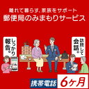 【ふるさと納税】《肝付町に居住の方限定》郵便局のみまもりサービス「みまもりでんわサービス」(6ヶ月＜携帯電話＞) 電話 お知らせ 安心 みまもり 見守り サービス 家族 サポート【日本郵便】