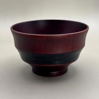 ふるさと納税 海南市 筋刷毛目椀　朱漆 |  | 01