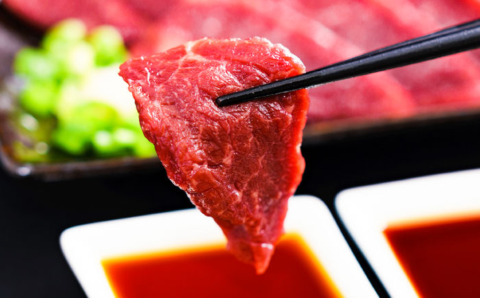 純国産馬 赤身馬刺し 計約210g (約70g×3個) / ばさし 馬刺 あかみ 熊本馬刺し 熊本県 菊陽町【株式会社古閑ファーム】 [BHDF006]