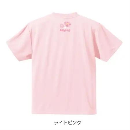 JTTA公認　卓球ユニフォーム【男女兼用(ドライ):Sサイズ】ネバーバックダウンA　ライトピンク【1658776】