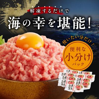 ふるさと納税 泉佐野市 【天然鮪使用】ねぎとろ 1kg まぐろたたき 小分け 100g×10P 010B1086 |  | 02