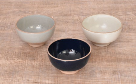 【美濃焼】ソイル 茶碗 3色セット【金正陶器】≪土岐市≫ 食器 茶碗 ご飯茶碗 鉢 小鉢 副菜鉢 ボウル サラダボウル デザートボウル スープボウル 食器セット セット シンプル ホワイト グレー ネ