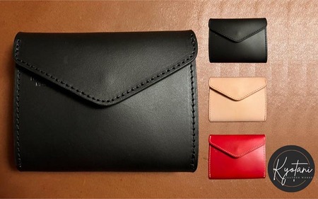 財布 美しいヌメ革で作られた手のひらサイズのミニウォレット カラー3色【ブラック タン レッド】財布