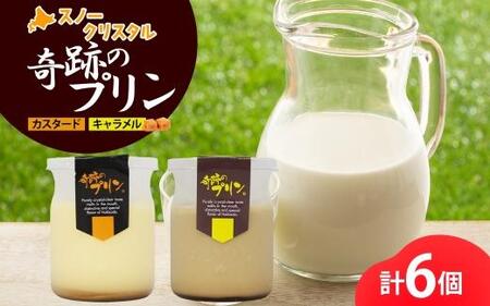 旭山 奇跡のプリン カスタード&キャラメル 各3個 計6個 | プリン　プリン　プリン　プリン　プリン _04227