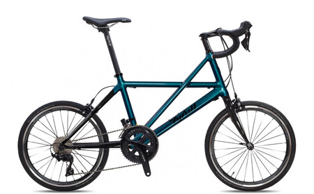 Tyrell(タイレル)  CSi ターコイズナイト ドロップハンドル　自転車 ミニベロ スポーツ ロードバイク スポーツサイクル 簡単 コンパクト 通勤 通学 サイクリング 変速付き 香川県