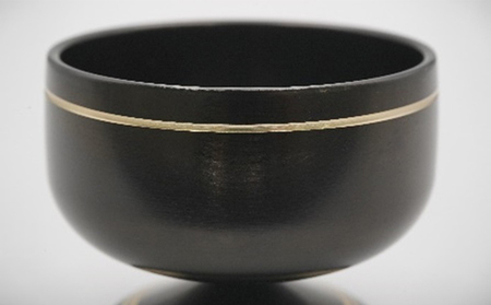 【高岡銅器】末広りん　ブラック