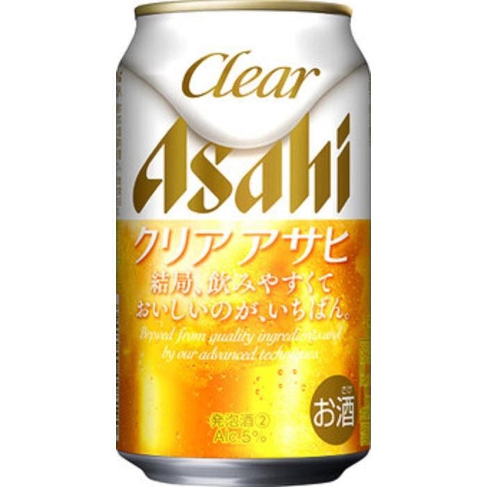 【ふるさと納税】【博多大丸おすすめ品】クリア　アサヒ缶　350ml　6缶パック×4 | ビール 缶ビール 人気 アサヒビール 大丸 百貨店 お取り寄せ 手土産 お土産 Asahi 酒 福岡県 福岡市 博多 九州