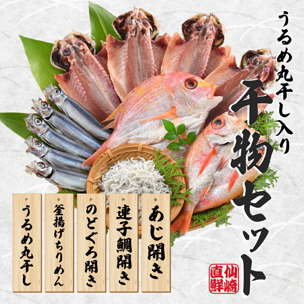 【ふるさと納税】海匠國近 山口魚急便 K-A 干物 アジ のどぐろ ちりめん うるめ 地物 干物 釜揚げ 手作り 5種類 お中元 お歳暮 ギフト 贈り物 (10143)