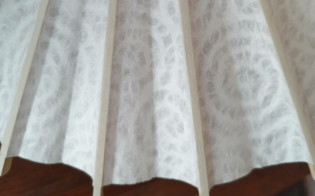 【装飾用ミニ和傘】 美濃手漉き和紙 落水(渦) 落水紙 インテリア 雑貨 岐阜市 / マルト 藤沢商店[ANBX013]