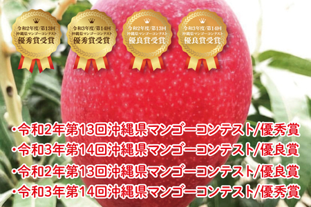 【2026年6月より順次発送】【先行予約】赤秀アーウィンマンゴー 3～4玉(約1.5kg)(化粧箱)｜沖縄県 豊見城市 マンゴー アーウィンマンゴー フルーツ 果物 くだもの おきなわマンゴー ギフト