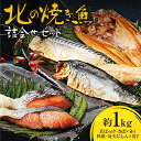 【ふるさと納税】焼き魚 詰合せ セット 約1kg ほっけ さば 秋鮭 にしん 4種 計6枚 魚介 札幌 お取り寄せ 魚 人気 しゃけ 身欠にしん 真ほっけ 鯖 湯煎 焼き魚 おかず おつまみ 北海道 札幌市