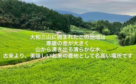 JBC-2.【お米の定期便】＜特別栽培米＞桜井市高家産 ヒノヒカリ（玄米）5kg×6回（隔月）