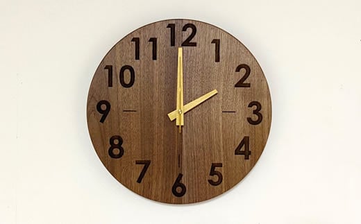 wood clock 280WN　壁掛け時計 時計 壁掛け 木製 無垢材 インテリア