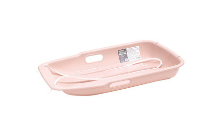 グラス＆スノーボート 小 ピンク 2個セット そり ソリ 子供用 頑丈 芝生 春冬兼用 そり滑り プレゼント 雪 ウィンタースポーツ おもちゃ 草そり 草ソリ【010S845】