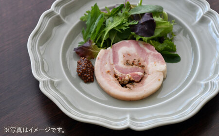 【波佐見焼】ombre de fleur プレートL ロイヤルグレー 2枚セット 食器 皿【翔芳窯】[FE365]